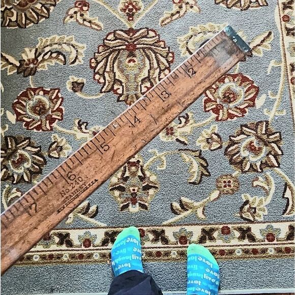 L.M. Coler measurement stick antique adjustable - Picture 10 of 11